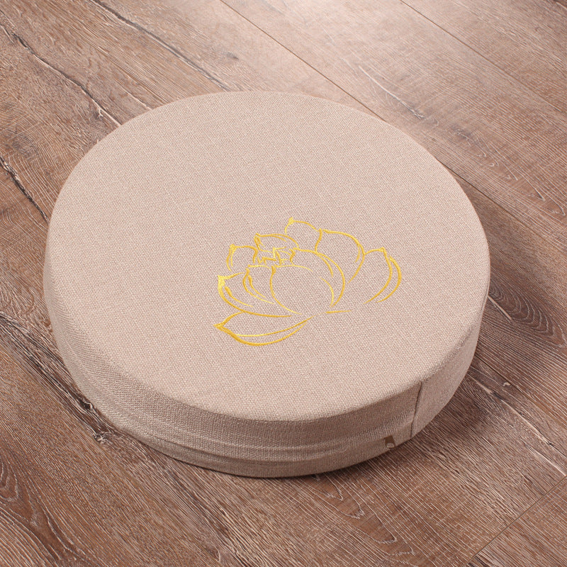 Embroidered Lotus Meditation Futon